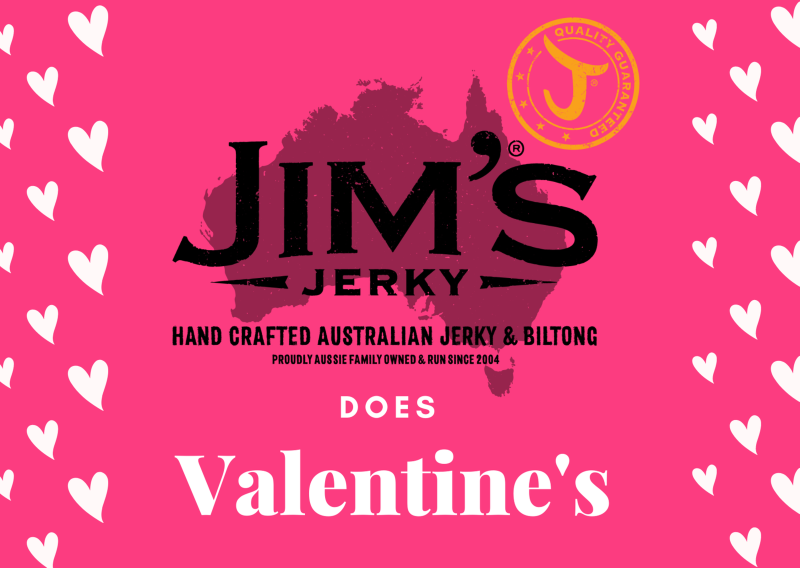 Jim's Beef Jerky Packs, Perfect Valentine's Gift